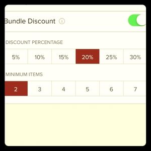 Bundle any 2 of my items and save 20%!
